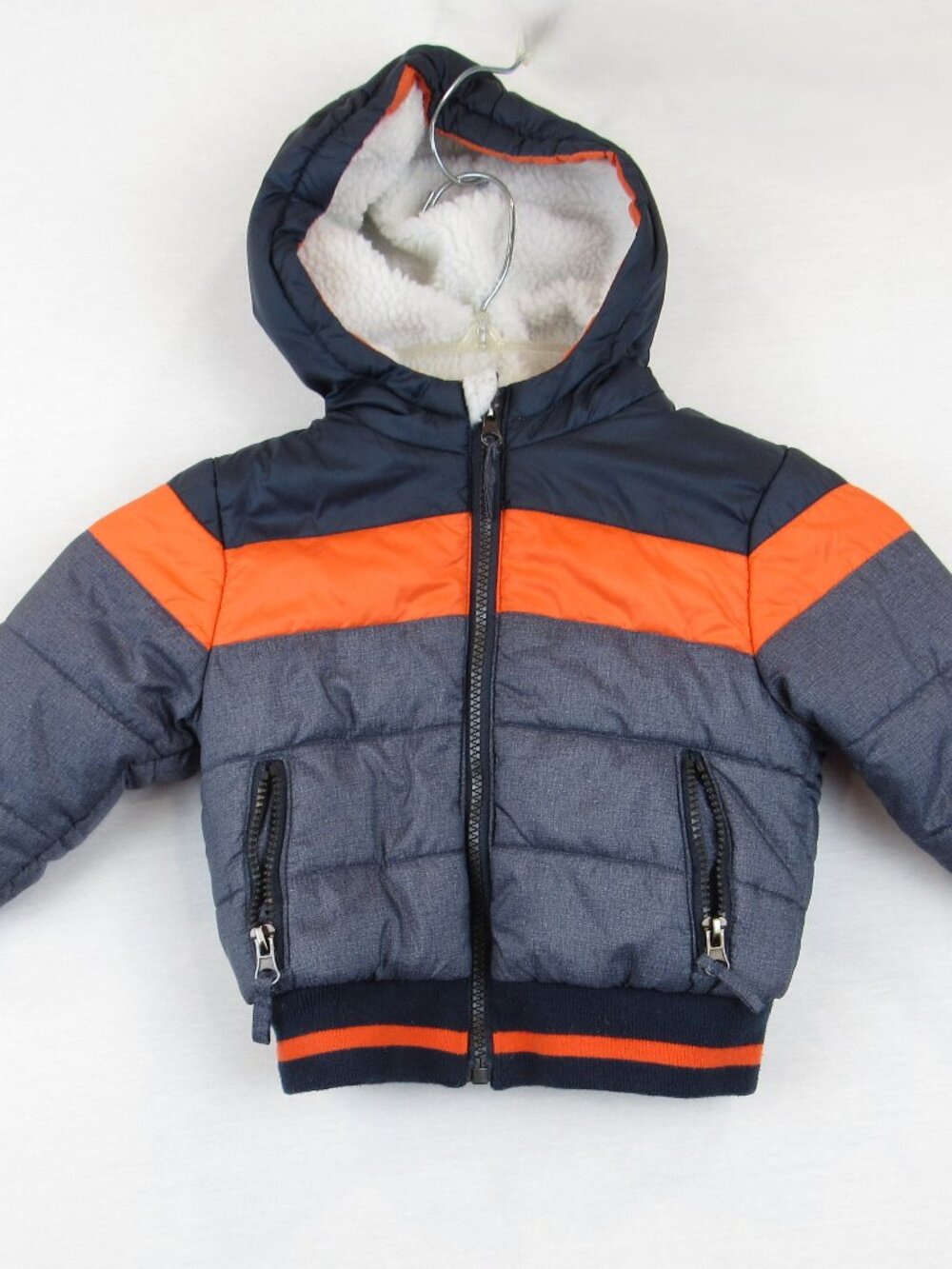 Rothschild Baby Boys Coat Size 18 Months Toddler Jacket Multicolored Zip Lined